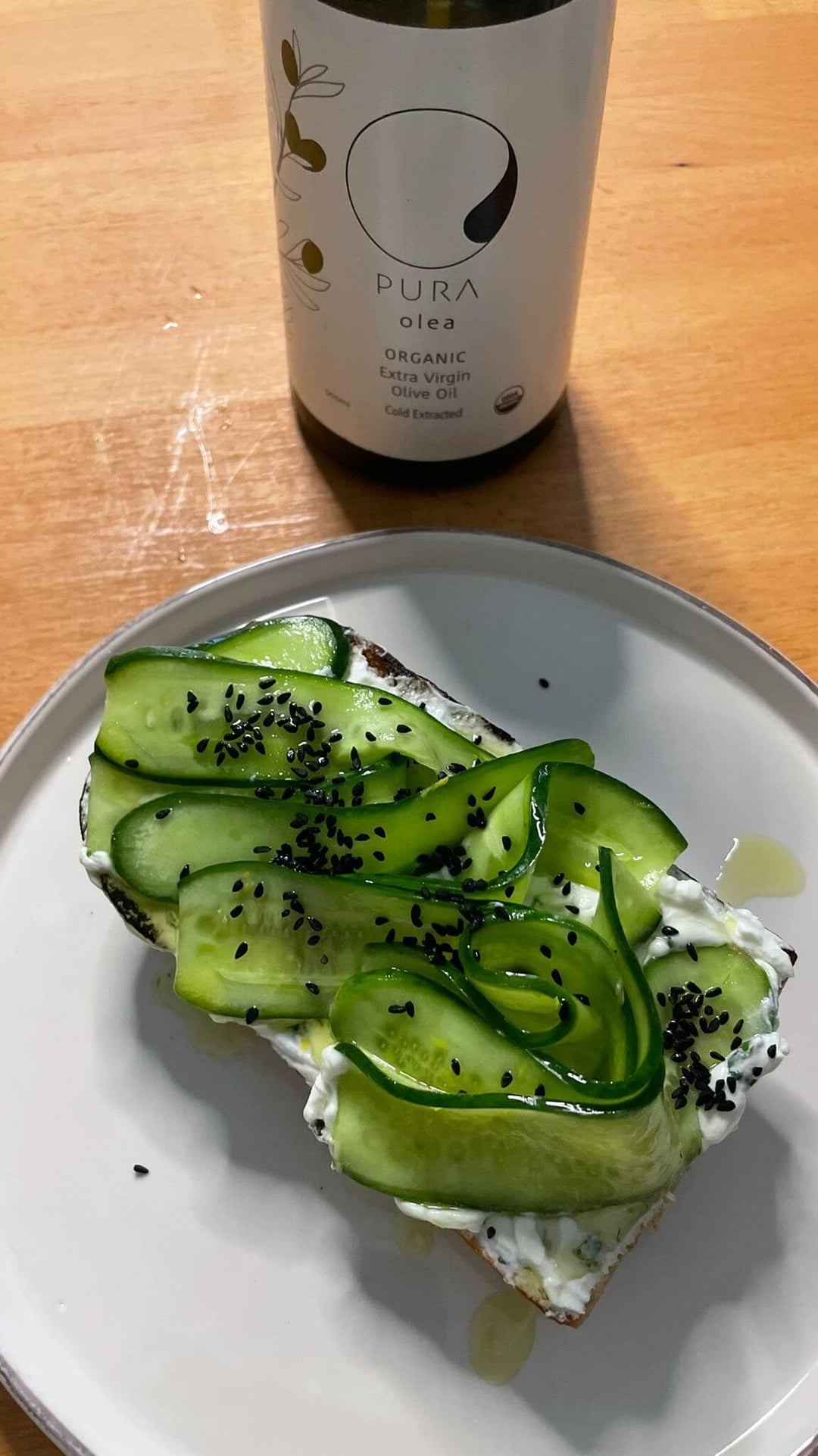 Fancy Cucumber Toast