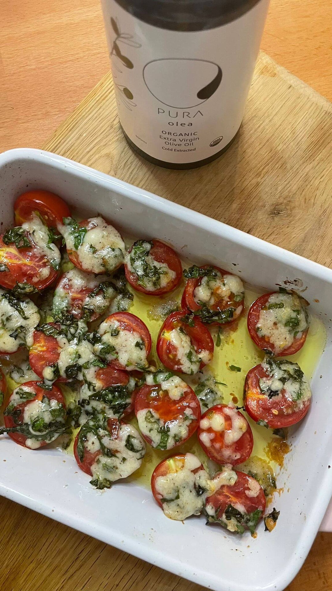 Roasted Tomatoes with Cheese