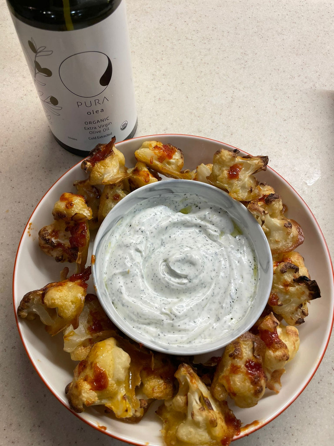Spicy Cauliflower Shots