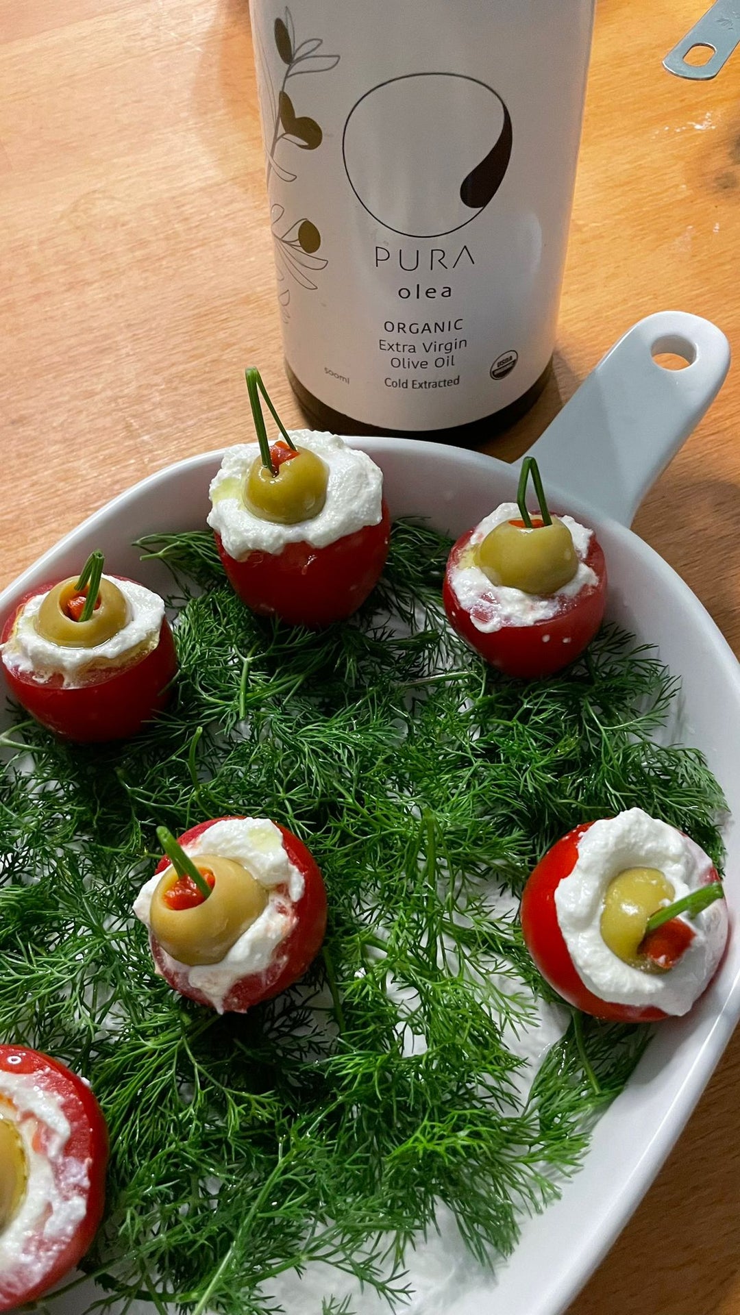 Christmas Tomato Bites