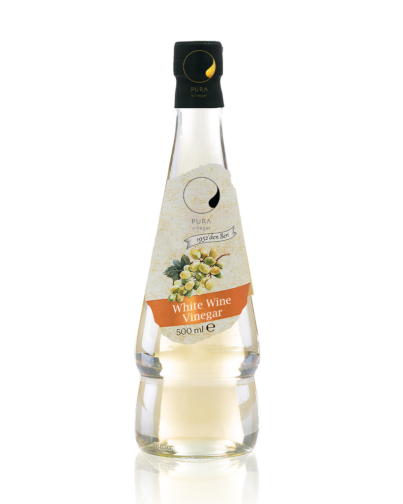 White Wine Vinegar made from 100% non-GMO Fruits, 500ml