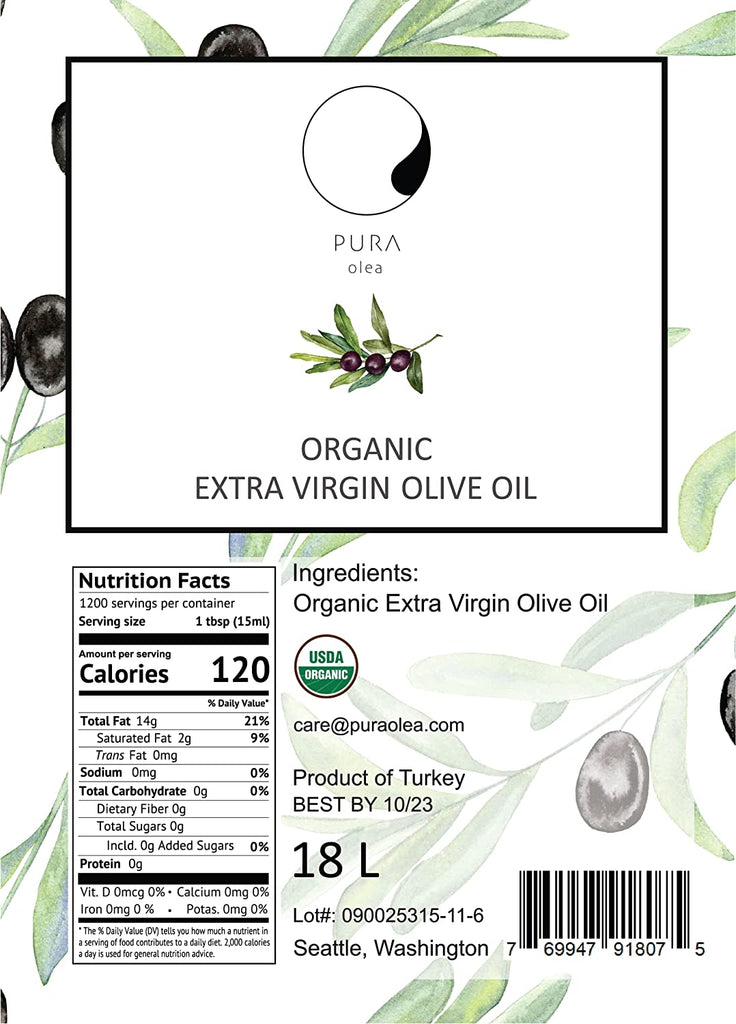 Pure Nutrition Vital Raw Cold Pressed Virgin Olive Oil, For Skin